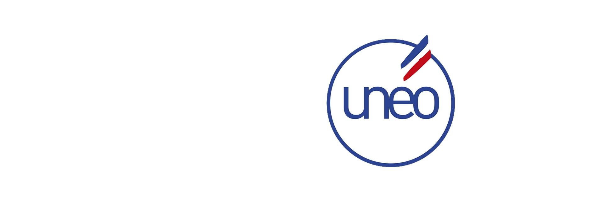 Logo UNEO, Protection santé et prévoyance de la communauté défense