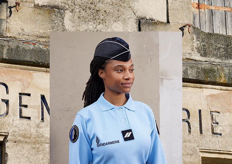 Gendarme en uniforme de la Gendarmerie nationale